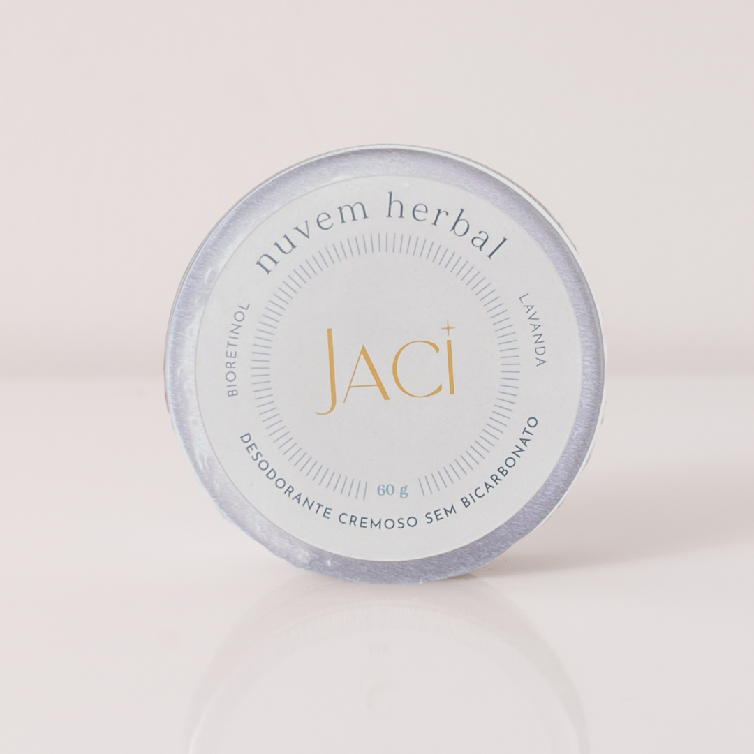 Desodorante Cremoso Nuvem Herbal | Sem Bicarbonato | Com Bioretinol Brasileiro - Aqui na Jaci Natural - Por R$68! Compre agora na Jaci Natural