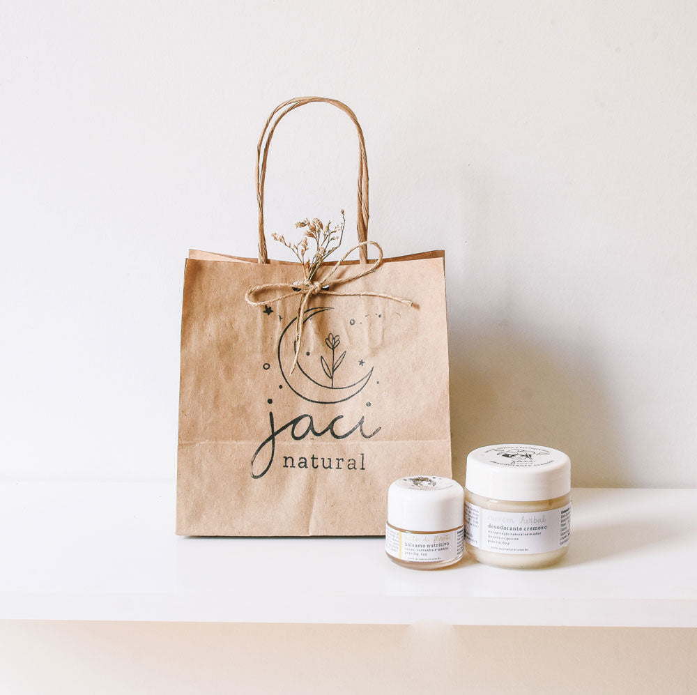 Sacola de Presente - Aqui na Jaci Natural - Por R$4.00! Compre agora na Jaci Natural