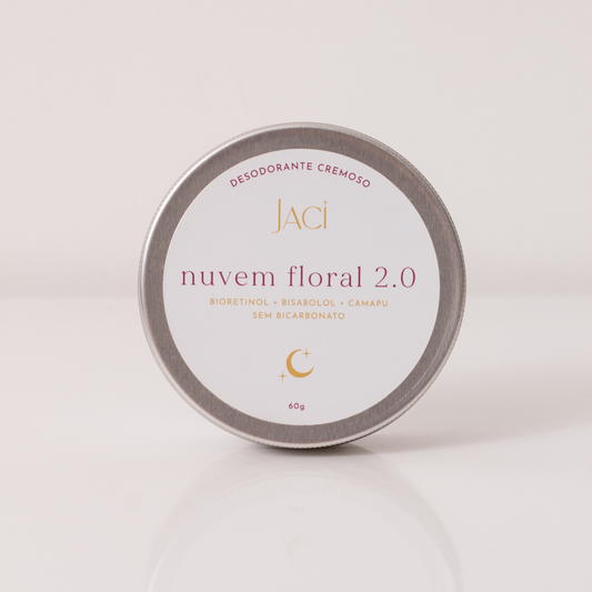 Desodorante Cremoso Nuvem Floral 2.0 | Sem Bicarbonato | Com Bioretinol Brasileiro - Aqui na Jaci Natural - Por R$56! Compre agora na Jaci Natural